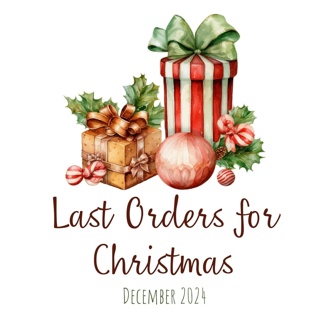 Last orders dates for Christmas 2024