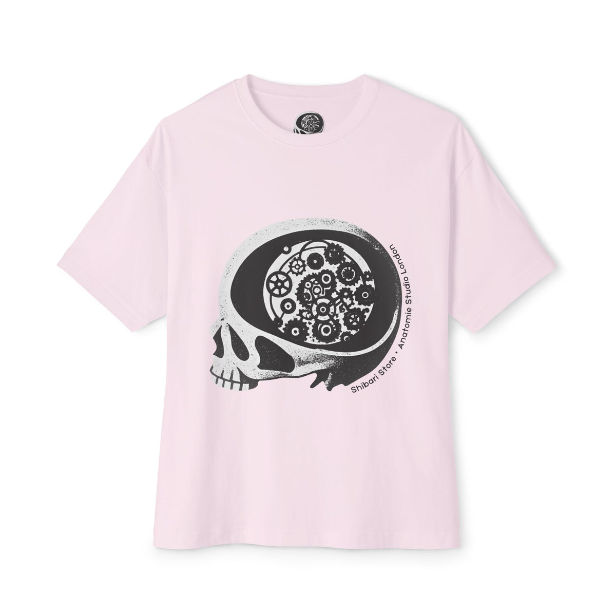 Official Shibari Store x Anatomie Skull Logo - Unisex Boxy Tee