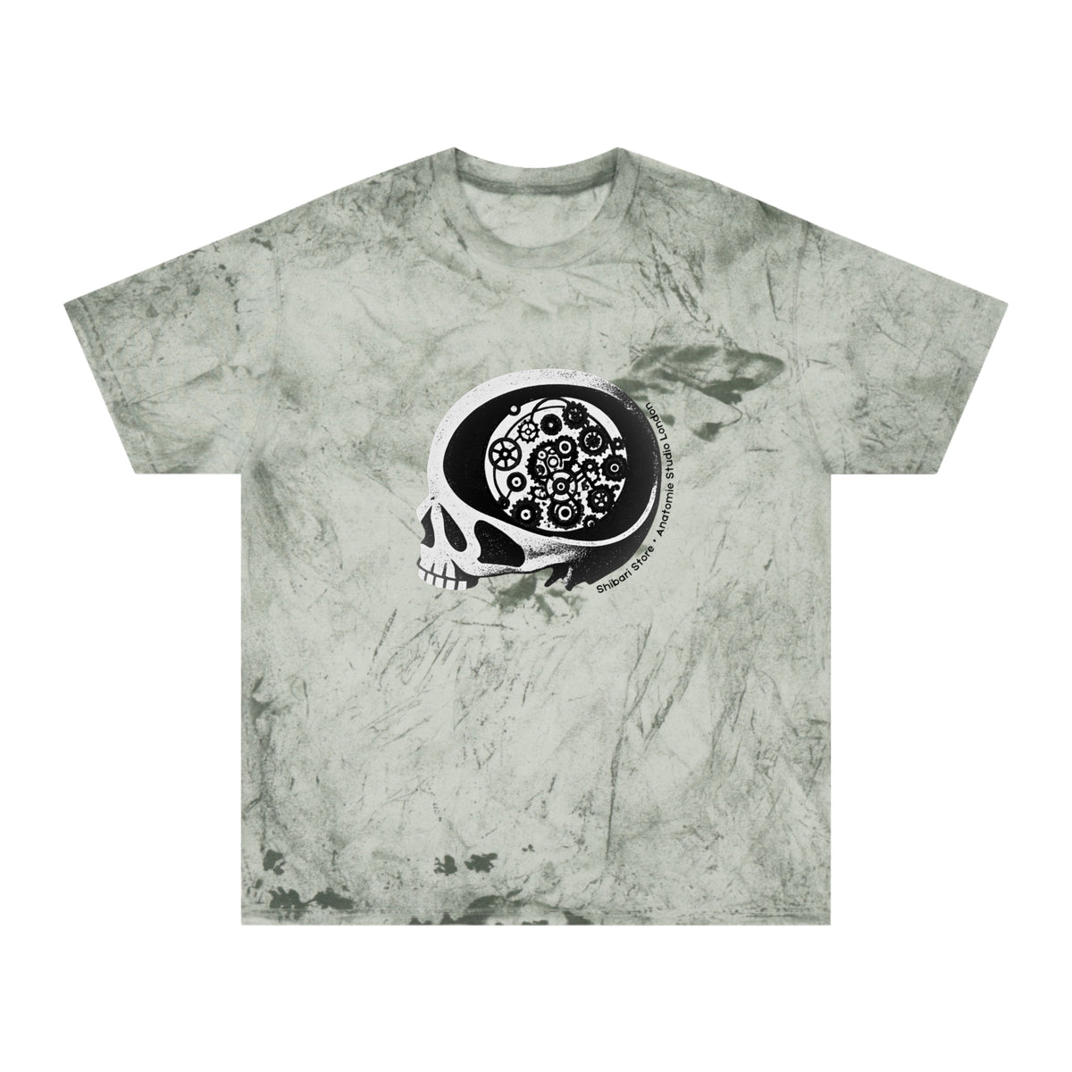 Official Shibari Store x Anatomie Studio Skull Logo - Tie-Dye Unisex Tee