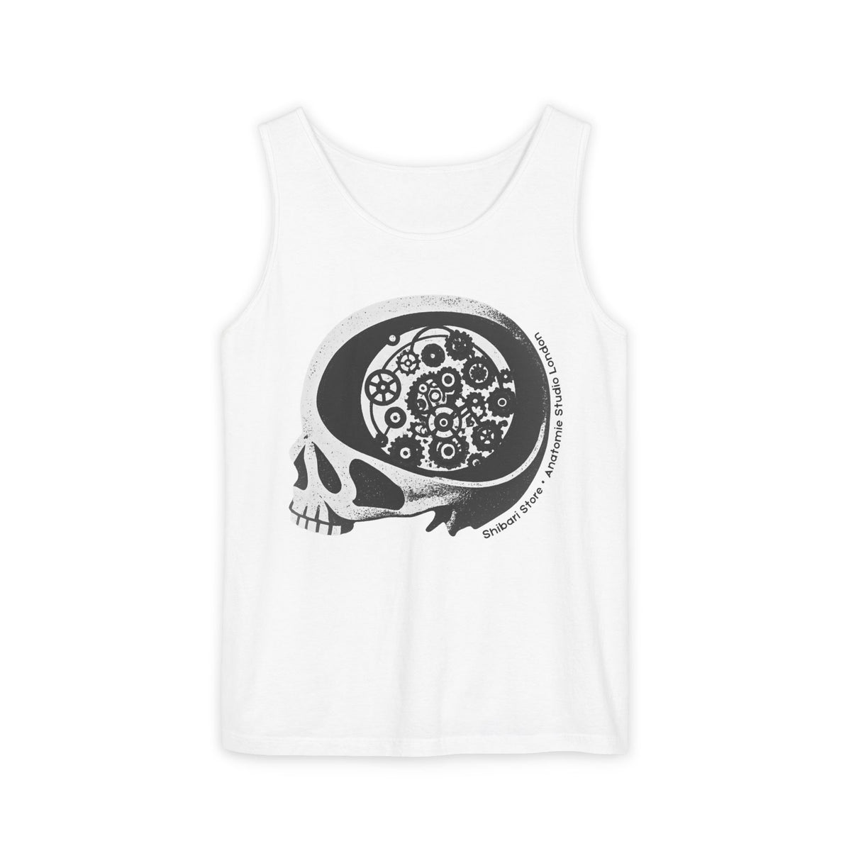 Offical Shibari Store x Anatomie Studio Skull Logo - Unisex Tank Top