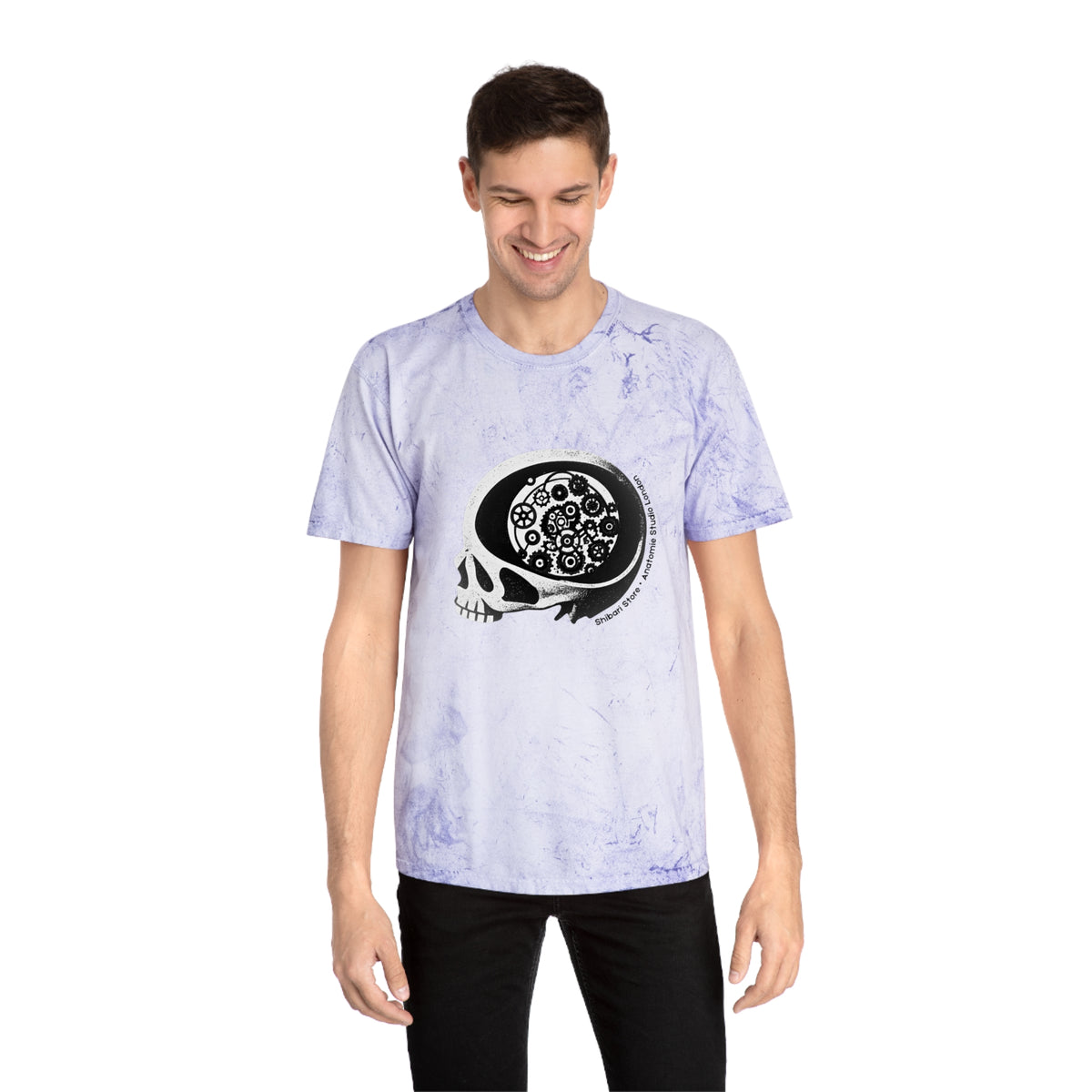 Official Shibari Store x Anatomie Studio Skull Logo - Tie-Dye Unisex Tee