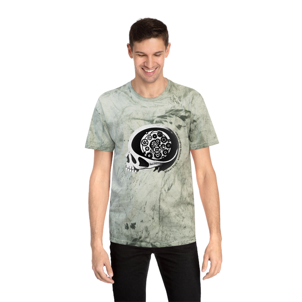 Official Shibari Store x Anatomie Studio Skull Logo - Tie-Dye Unisex Tee