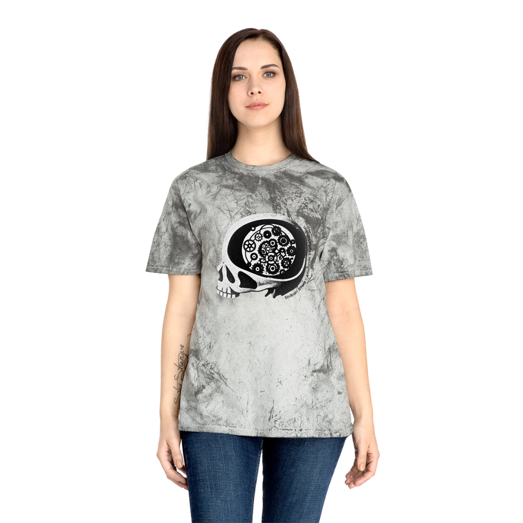 Official Shibari Store x Anatomie Studio Skull Logo - Tie-Dye Unisex Tee
