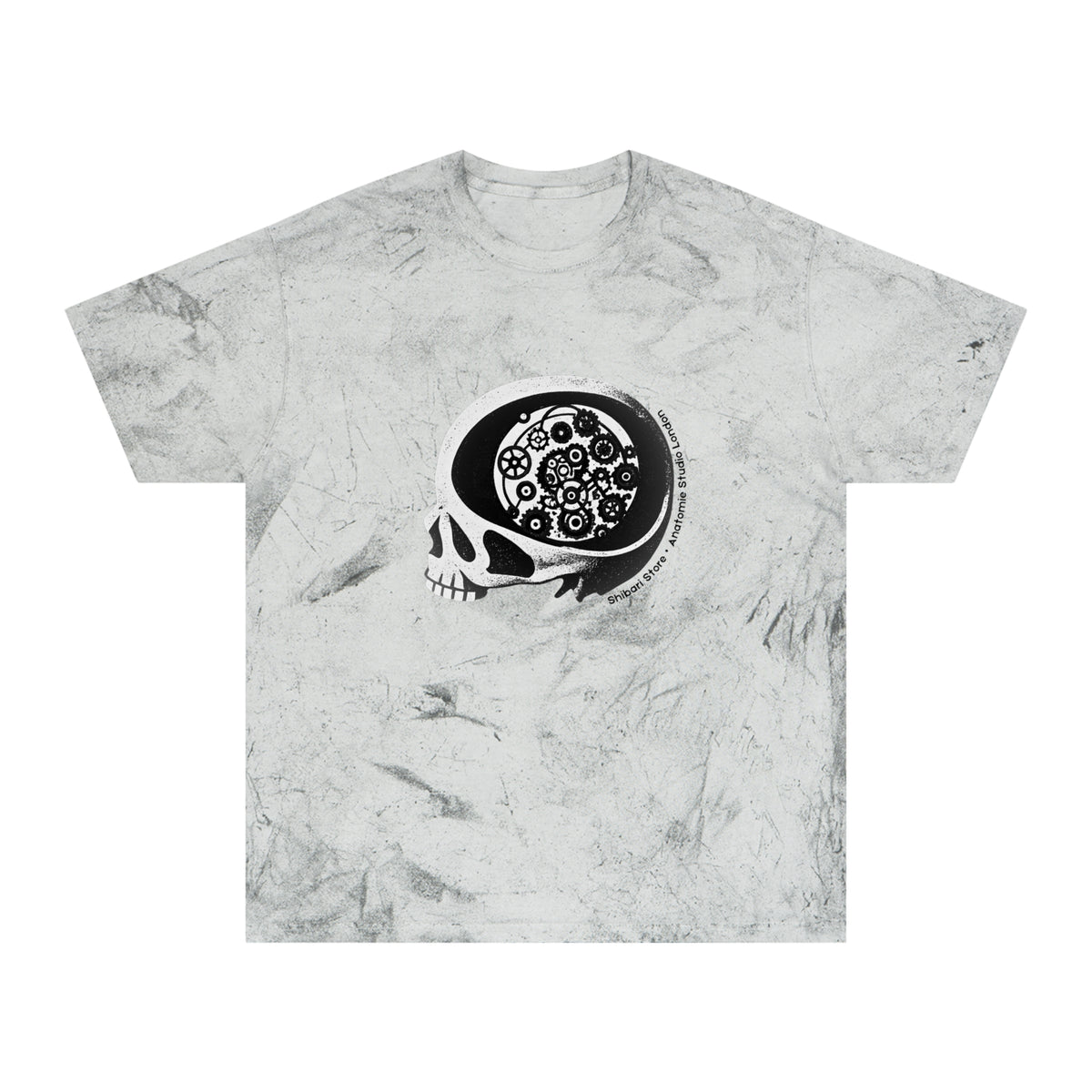 Official Shibari Store x Anatomie Studio Skull Logo - Tie-Dye Unisex Tee