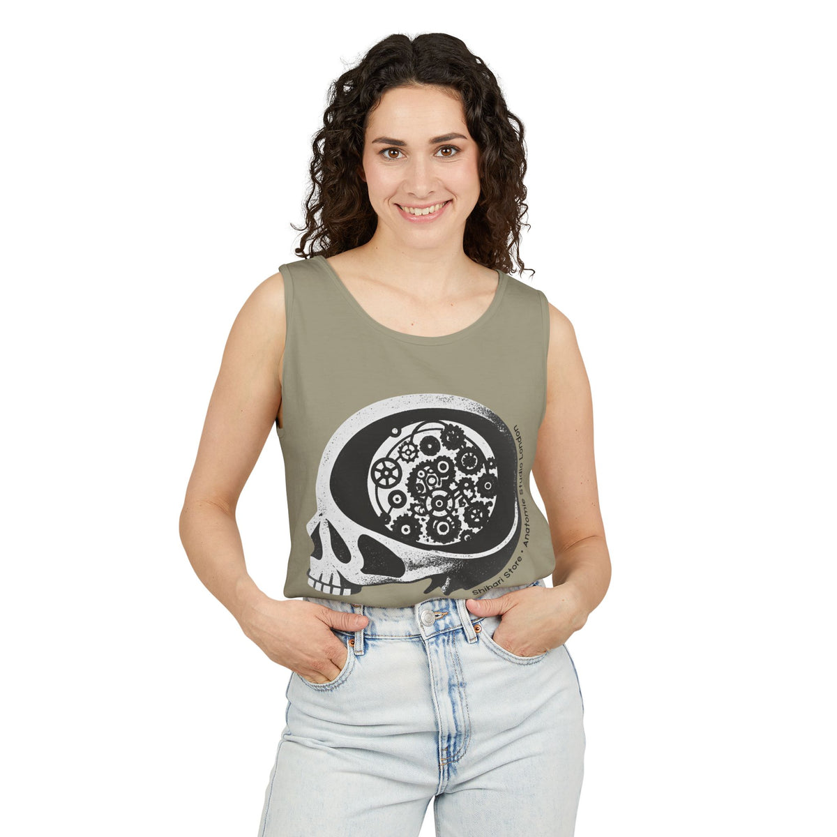 Offical Shibari Store x Anatomie Studio Skull Logo - Unisex Tank Top