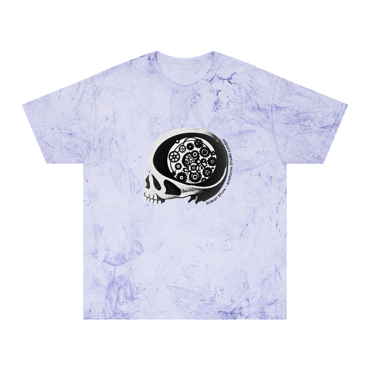 Official Shibari Store x Anatomie Studio Skull Logo - Tie-Dye Unisex Tee