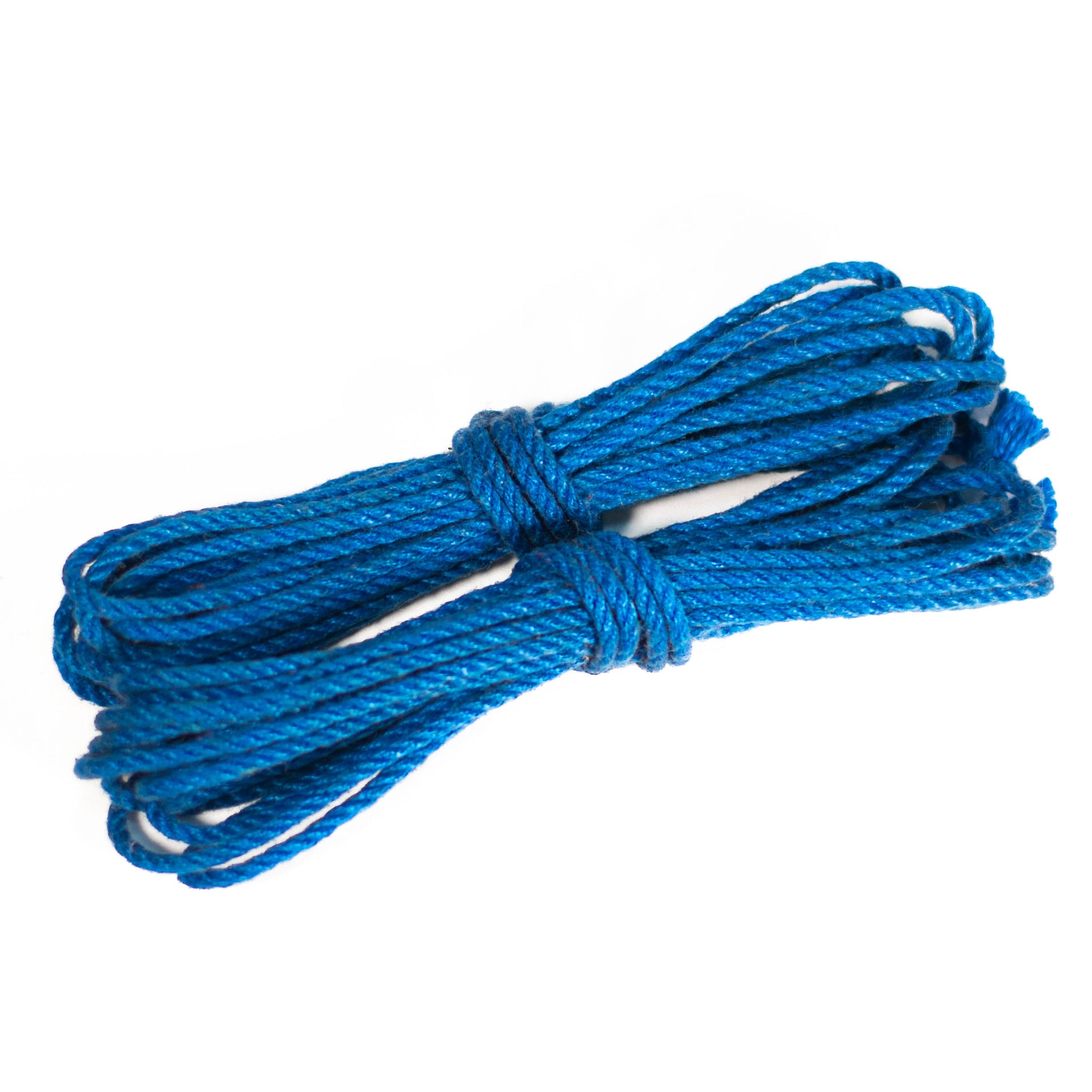 N E W - Treated Rope - 4mm Anatomie Blue Jute Rope Shibari Rope Bundle of 2 